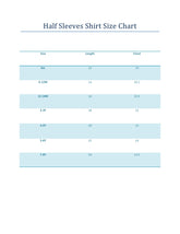 Blue Polka Dots Half Sleeves Shirt